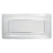 American Metalcraft 92 oz. / Rectangular Rain Platters / Clear Platters