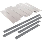 Additional Level For 60"W x 48"D High Capacity Rack Steel Deck by Global Industrial – Gray, Model 581087GY