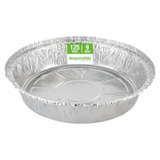 Responsible Products 9 inch Pans (125 Count) / Silver / Casual Round