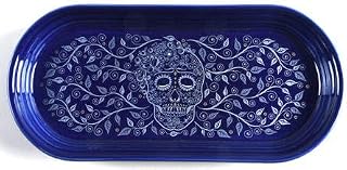Tableware Company Fiesta Skull and Vine Twilight Bread Tray