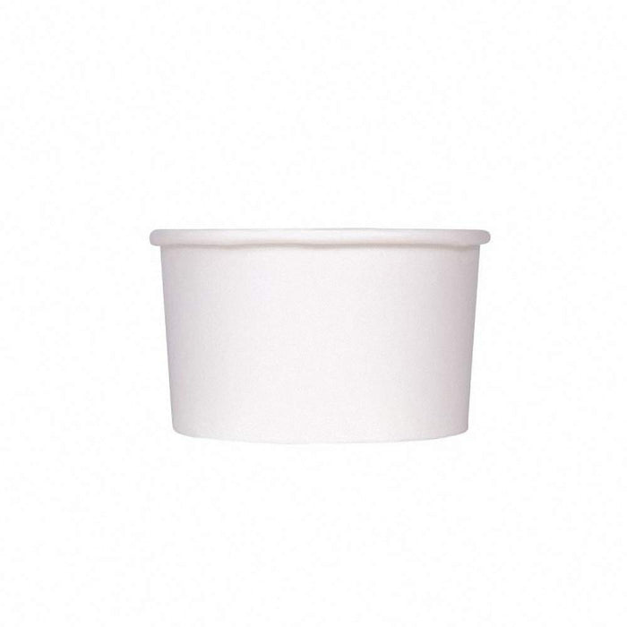 Karat [5oz - 1000 ct] Paper Ice Cream Cups for Hot/ Cold Food - Ideal for Ice Cream, Gelato, Yogurt and Snacks - White (C-KDP5W)