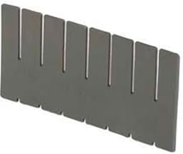 Lewisbins Plastic Divider, Black, 9 5/8 in L, 6 7/8 in H DV1070 XL - 1 Each