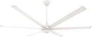 Big Ass Fans es6 84" Smart Ceiling Fan – Indoor/Outdoor Ceiling Fan, SenseMe Technology, Alexa Compatible, Bluetooth Remote Control, Whisper-Quiet, White