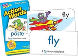 8 Pack TREND ENTERPRISES INC. FLASH CARDS ACTION WORDS 96/BOX