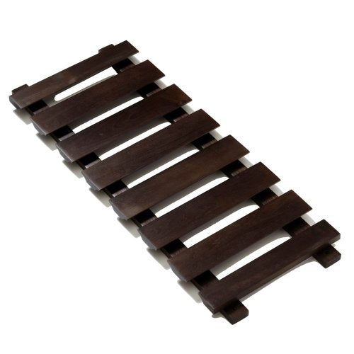 American Metalcraft Walnut / 35" L x 14" W x 1.5" H / Unique Stemware Racks