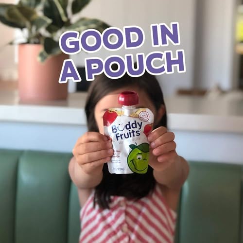Buddy Fruits Pear & Spinach / 3.2 Ounce (Pack of 18) / 1 Applesauce