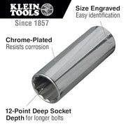 KLEIN TOOLS 5/8-Inch / 1 Socket Wrenches
