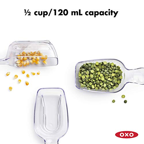OXO Accessories Set / Clear / 3 Piece Scoop Set Kitchen Storage & Organization Accessories