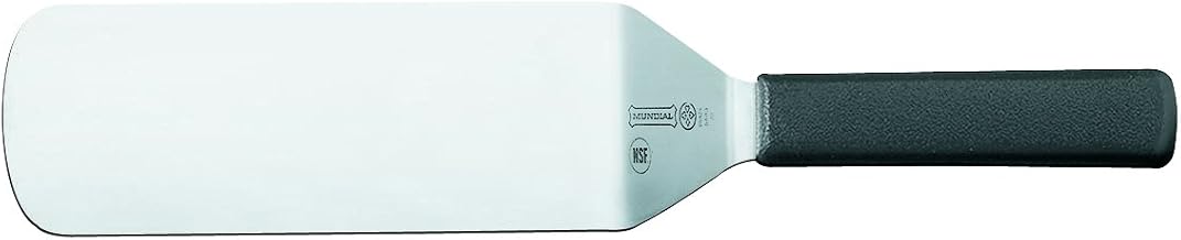 Mundial 5683HH Heat Resistant Turner/Spatula 8-inch by 3-inch with Black Handle
