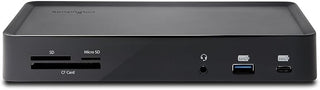 Kensington SD4900P Triple 4k Display Docking Station for Windows, MacBooks and Surface - 60W PD; USB-C, Thunderbolt 3/4 & USB-A (K36800NA) (Renewed), Black