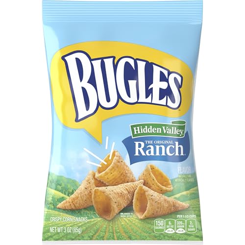 Bugles Ranch / 3 Ounce (Pack of 6) / red Corn