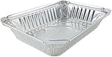 Handi-Foil of America 2 lb. Oblong Aluminum Foil Pan Take-Out Pan - Disposable Container Trays (pack of 50)