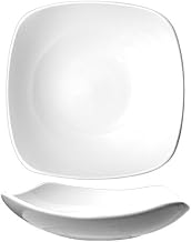 International Tableware QP-18 Porcelain Sq. 16 Oz Soup Bowl - 24 / CS