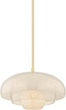 Hudson Valley Lighting 3718-AGB Auburndale - 1 Light Pendant - 11.25 Inches Tall and 18.25 Inches Wide - Aged Brass