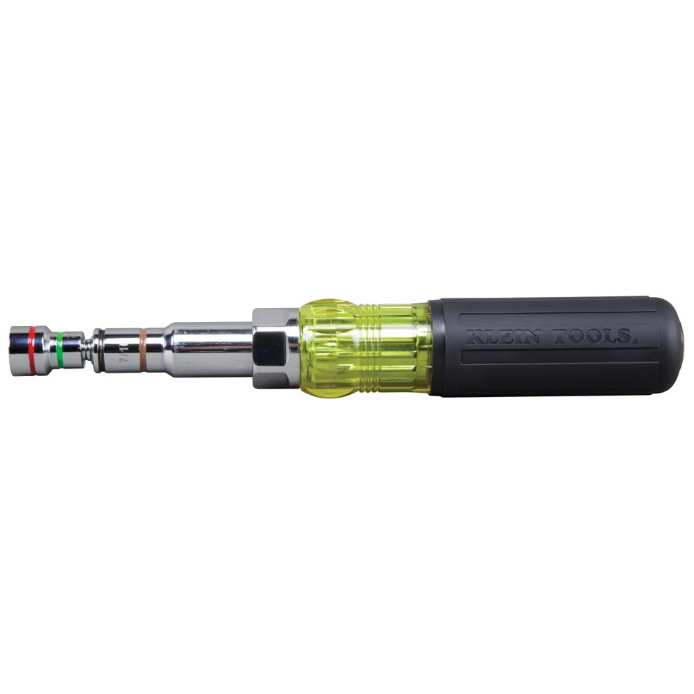 KLEIN TOOLS 7-in-1 Nut Driver / Black / 1 Nut Drivers