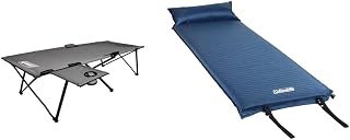 Coleman Pack-Away Camping Cot (300lbs) + Self-Inflating Sleeping Pad