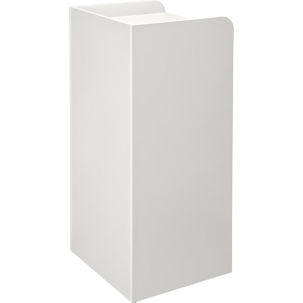 Indoor Wooden Waste Receptacle with Swing Door and Tray by Global Industrial – 36.0 gallons, Wood, Gray, Model 237175