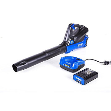 40-Volt Max Lithium Ion (Li-ion) 350-CFM 100-MPH Medium-Duty Cordless Electric Leaf Blower by Kobalt – Black, Model KHB 350-06