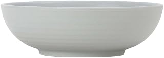 Tuxton Zion Matte Gray Embossed Solid Color Coupe 26-Ounce Bowl, Case of 12, Gray; Scratch Resistant; Chip Resistant; Lead & Cadmium Free; Dishwasher, Microwave, Oven Safe
