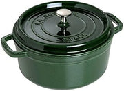 STAUB 5 Quart Round Cocotte, Basil