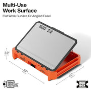 KLEIN TOOLS Tray Top / Orange/Stainless Steel / 1 Tool Boxes