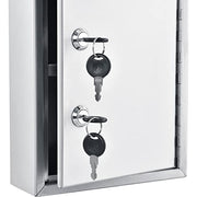 Global Industrial Stainless Steel / 2.63"L x 8"W x 12.13"H / Industrial Key Cabinets