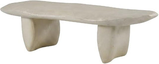 Starlight Canyon Home Fiberform Coffee Table with Free-Form Silhouette and Solid Base, Modern Cocktail Table for Living Room and Lounge