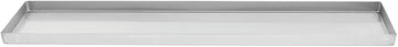 HUBERT Food Merchandising Pans with Tapered Corners Stainless Steel Deli Display Pan - 30" L x 8" W x 1" D