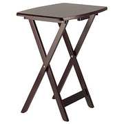 Winsome Espresso / 23.6"W x 15.75"D x 25.5"H / Transitional Folding Tables