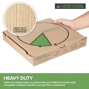 Stock Your Home 12X12" / green / 10 Pizza Boxes