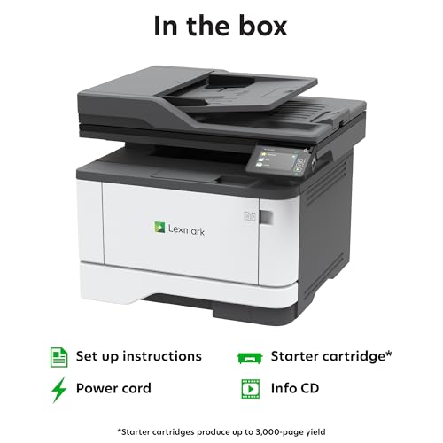 Lexmark Printer / BLACK GREY / MX431adn Laser Printers