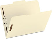 SMEAD Fastener File Folder,2 Fasteners,Reinforced 1/3-Cut Tab,Letter Size,Manila,50 per Box (14537),(Pack of 5)