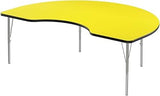 Correll Activity Tables with Yellow and Black Finish A4872-KID-38-14-09