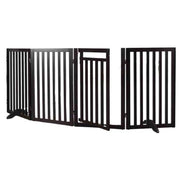 TRIXIE Glazed Pine / Free Standing Pet Gate / 1 Door & Stair Gates