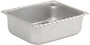 S/S Half Size Pan, 4" H