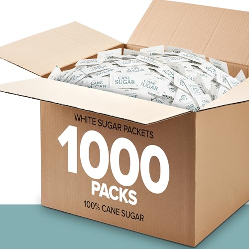 Stock Your Home White / 1000 Count / 1000 White Granulated Sugar