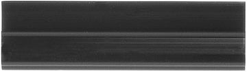 HUBERT Black Gripper Easel Sign Holders - 1/2" H x 2" L, 12 per Bag