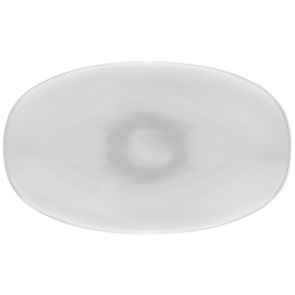 M138OV-NW Modernist Collection Oval White Melamine Bowls 13"L x 8"W x 4.5"H by Elite Global Solutions – 13 ounces, Melamine, White, Model 848552004509