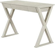 White Desk with Hutch, Stylish Workspace, Durable, Space-Saving, Ideal for Home and Professional Office Environments