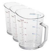 Cambro 1-Quart (Pack of 3) / Transparente / 1.0 quarts Cups