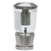 HUBERT 3 Gallon / Clear / Modern Iced Beverage Dispensers