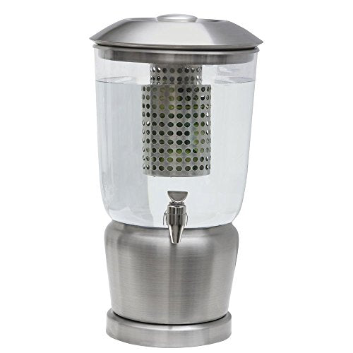 HUBERT 3 Gallon / Clear / Modern Iced Beverage Dispensers