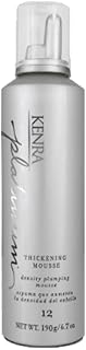 Kenra Platinum Thickening Mousse 12 | Volumizing Styler | Adds Fullness & Body | Humidity Protection Up To 48 hours | Density Plumping up tp 150% | Thermal Protection | All Hair Types