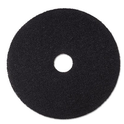 Stripper Floor Pad 7200, 19'', Black, 5/Carton, Sold as 1 Carton
