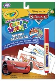 Crayola Color Wonder Sprayer Kit Activity Stencils: Cars