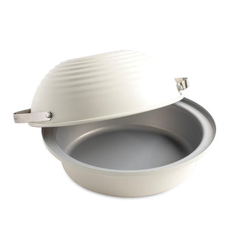 Sourdough Bread Baking Pan with Lid by Nordic Ware – Baking Pan + Lid, Aluminum, Cream, Model 42159AMZM