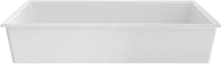 HUBERT Full Size White Melamine Cold Food Pan - 12 2/5"L x 20 1/5"W x 4"D