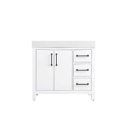 Elegant Kitchen and Bath 36" Single Bathroom Vanity in White by Elegant Lighting – unspecified, Wood, White, Model VF60636WH