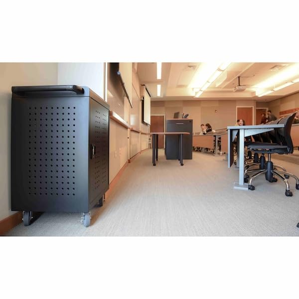 Luxor 1 / 20"L x 26"W x 36"H / Black Utility Carts