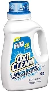 OxiClean White Revive, Laundry Stain Remover, Liquid -40 Loads